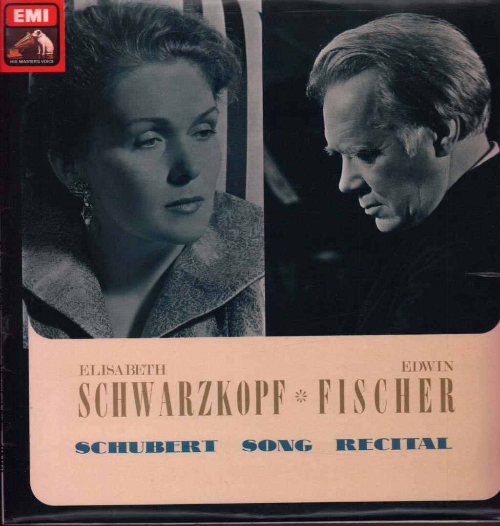 Elisabeth Schwarzkopf / Edwin Fischer - Schubert Song Recital - Lp