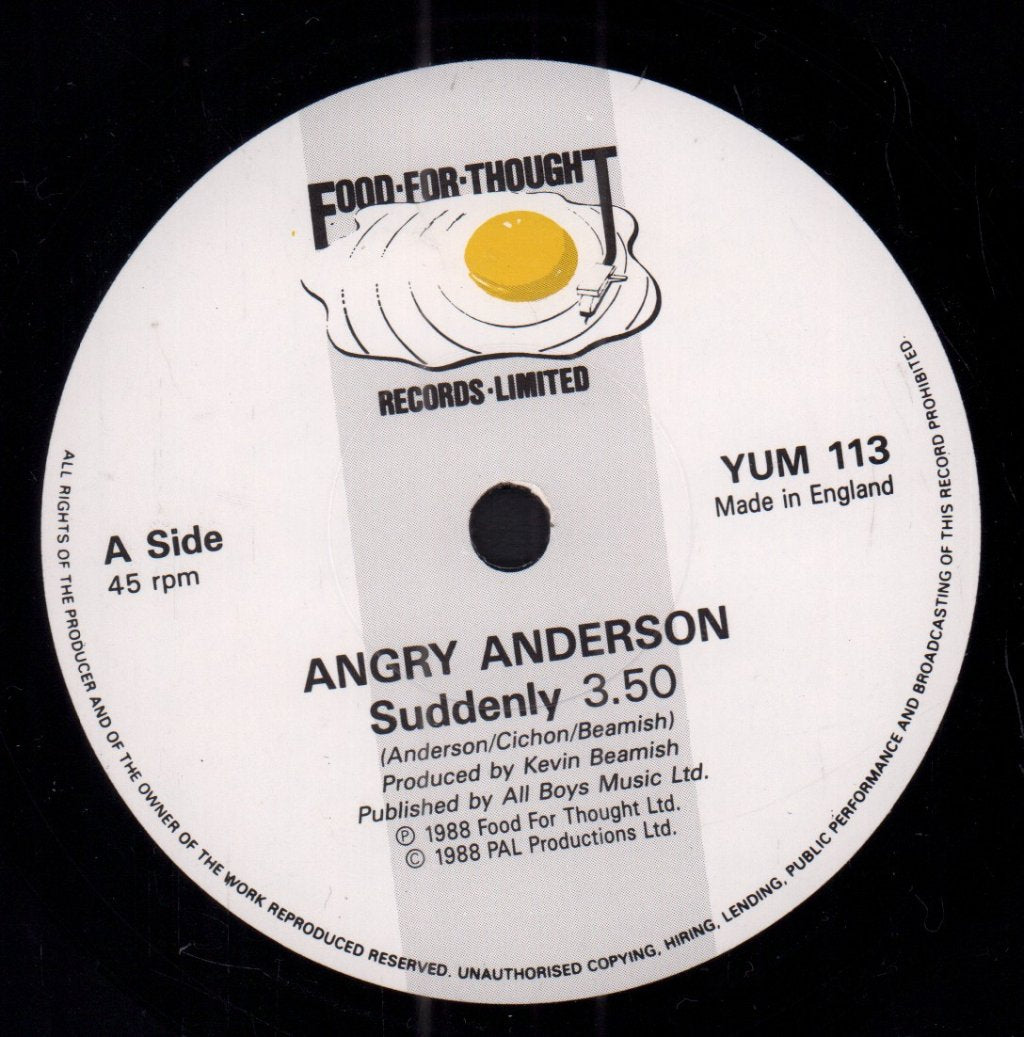 Angry Anderson - Suddenly - 7 Inch