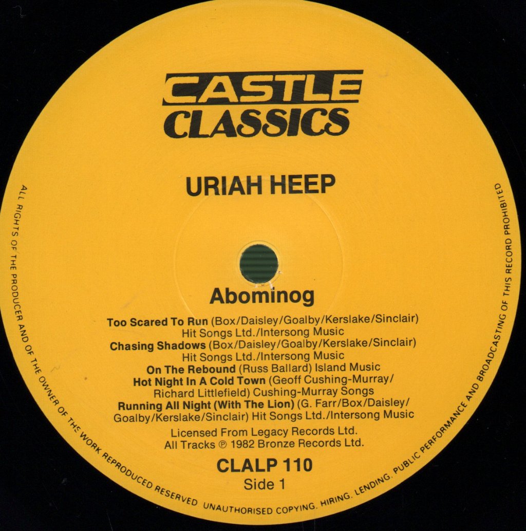 Uriah Heep - Abominog - Lp