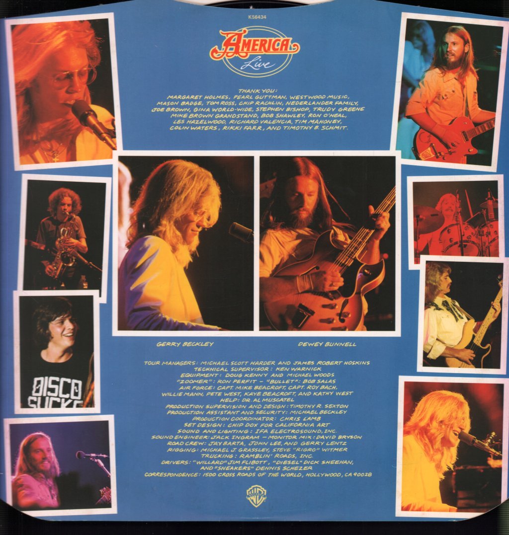 America - Live - Lp