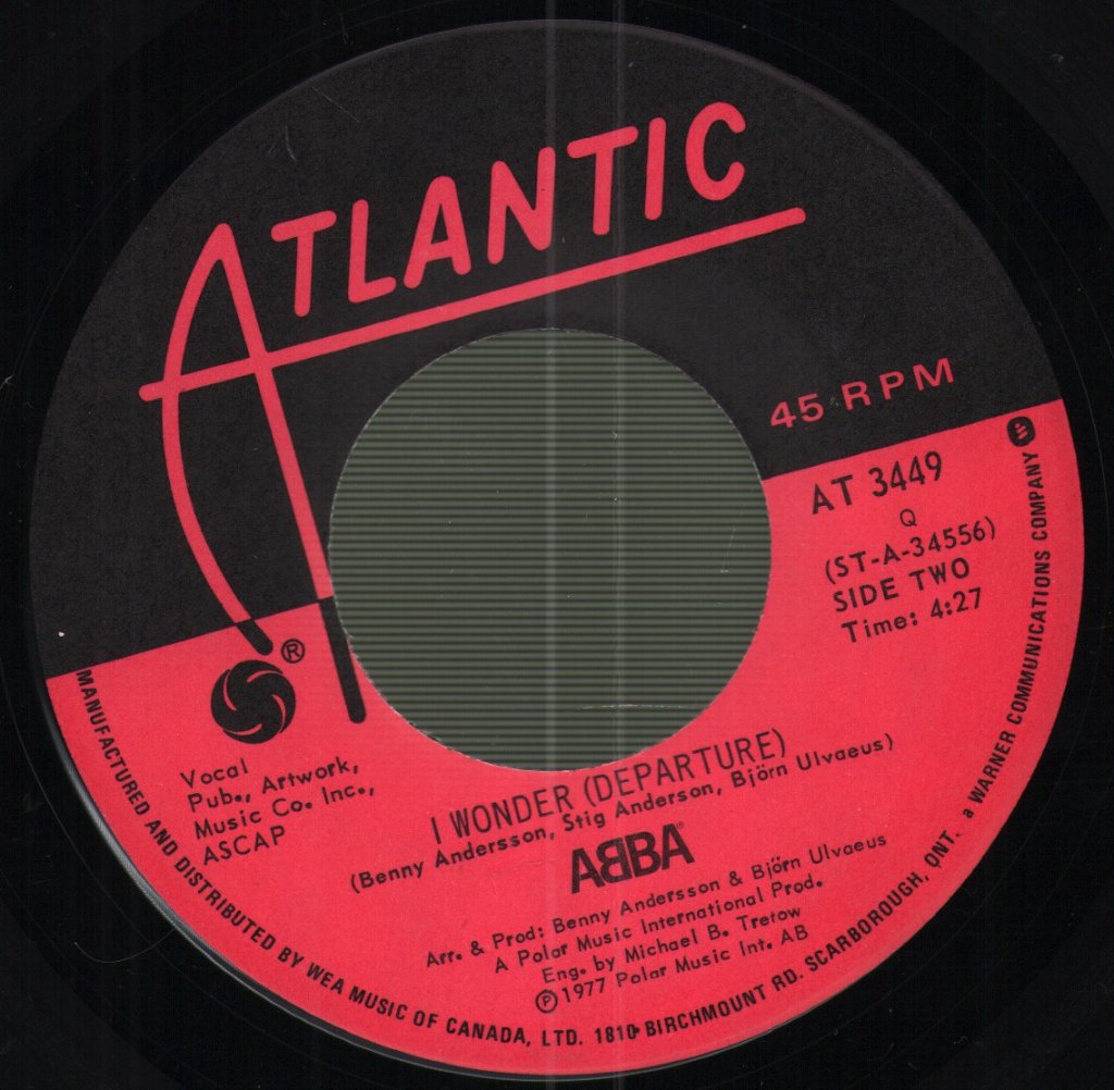 ABBA - Name Of The Game - 7 Inch