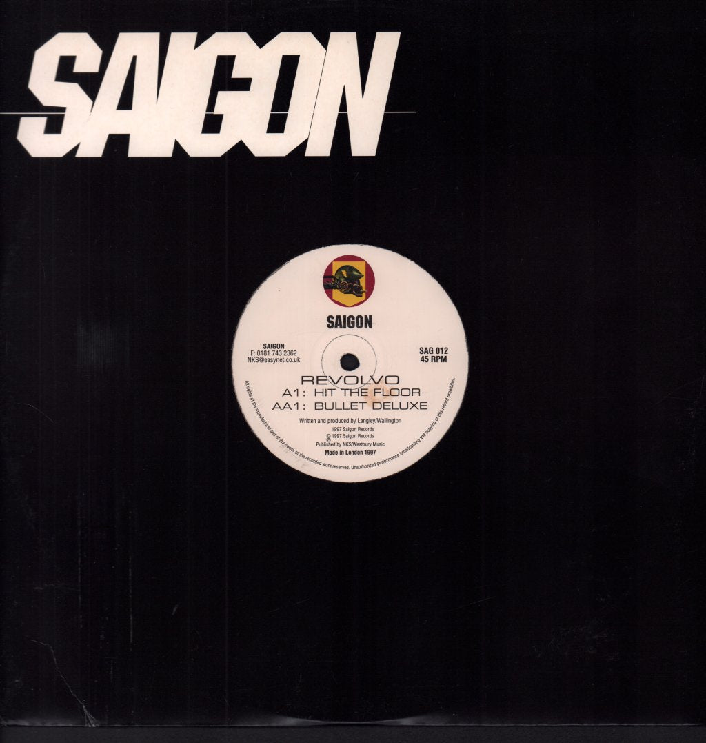 Revolvo - Hit The Floor - 12 Inch