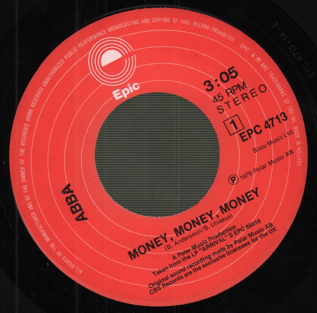 ABBA - Money, Money, Money - 7 Inch