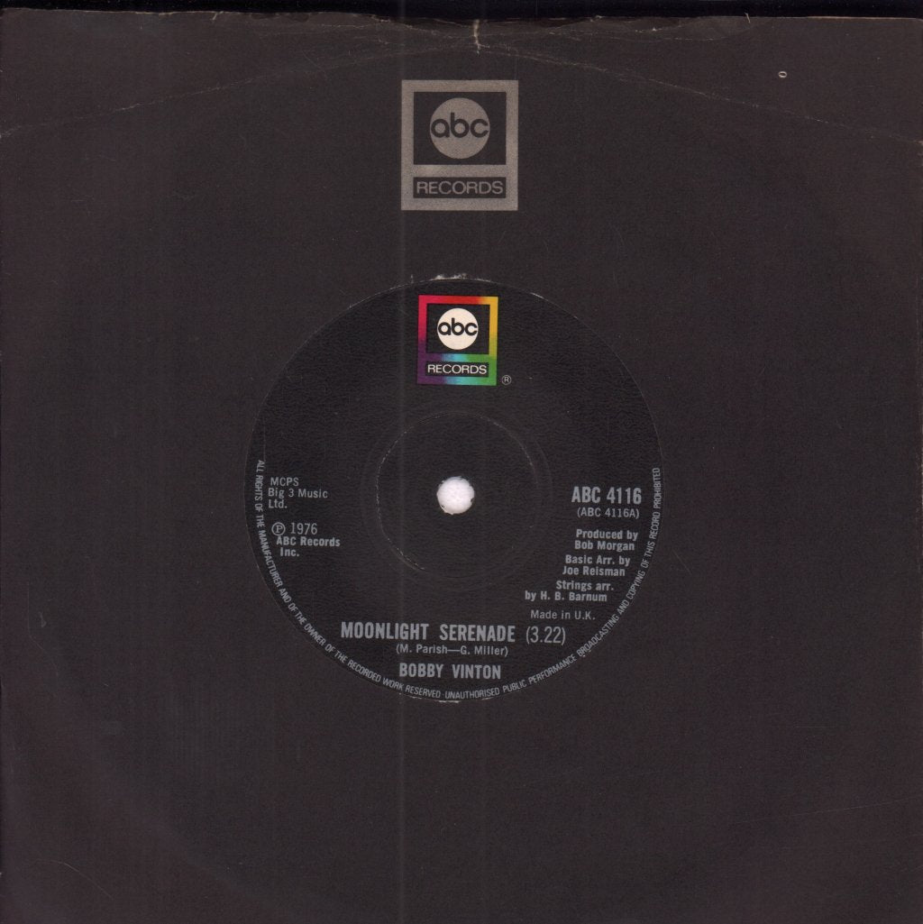 Bobby Vinton - Moonlight Serenade - 7 Inch