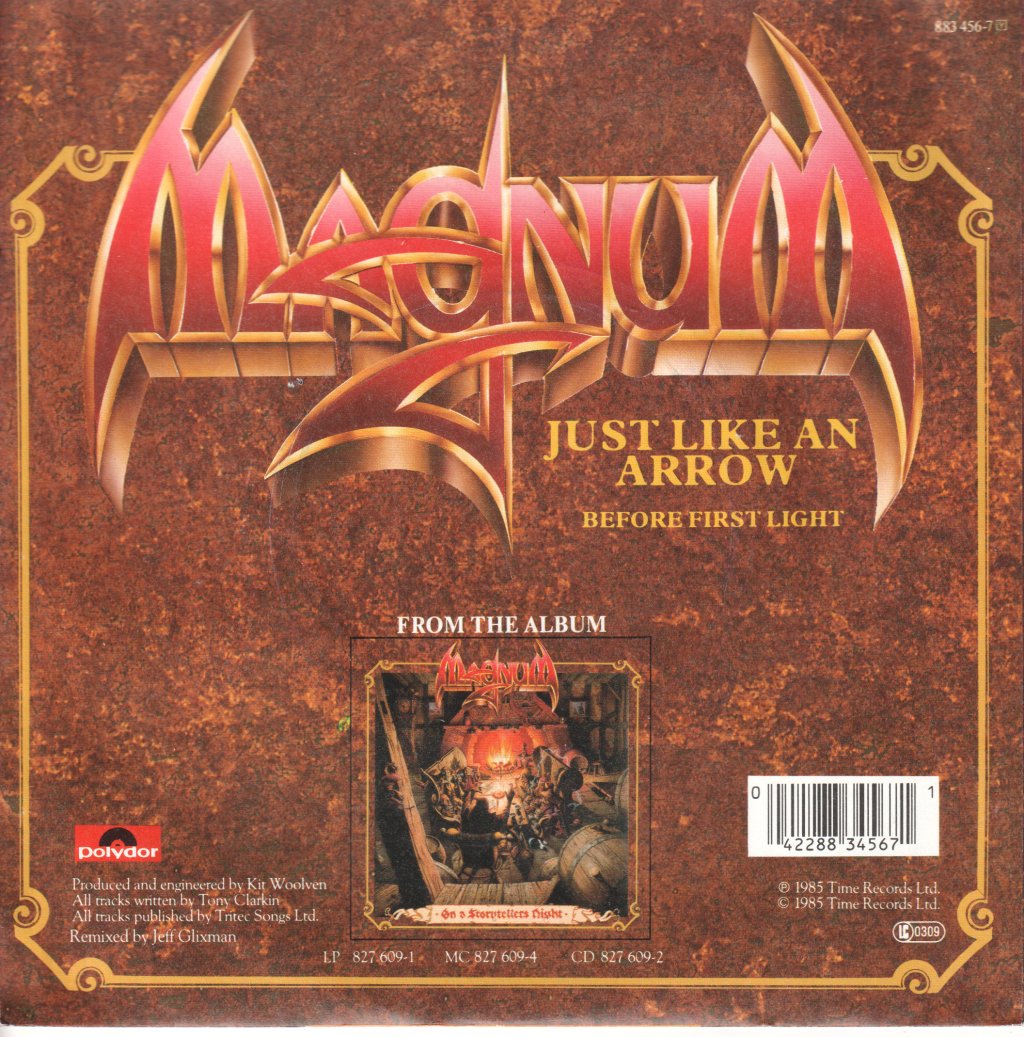 Magnum (Metal Group) - Just Like An Arrow - 7 Inch