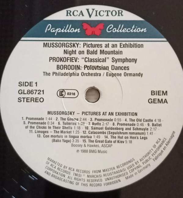 mussorgsky / prokofiev / borodin - Pictures At An Exhibition / a Night On Bald Mountain / Classical Symphony / Polovtsian Dances - Lp