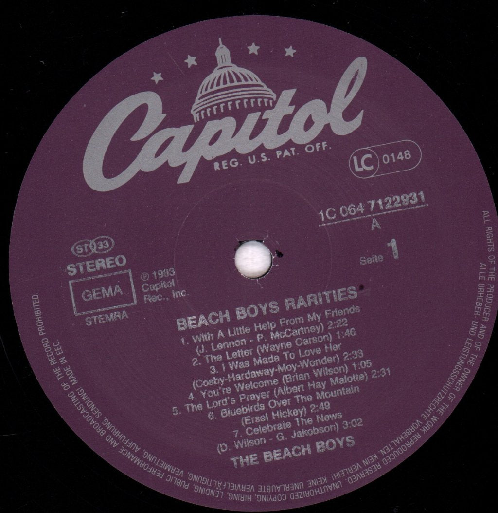 Beach Boys - Rarities - Lp