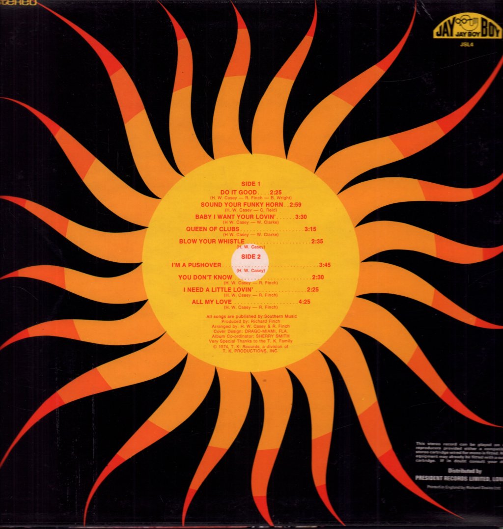 KC And The Sunshine Band - Do It Good - Lp
