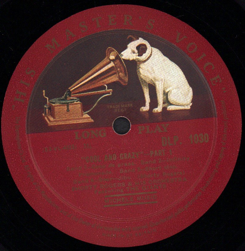 Shorty Rogers And His Orchestra featuring the giants - Cool And Crazy - 10 Inch