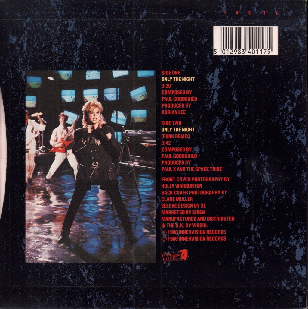 Space Monkey - Only The Night - 7 Inch