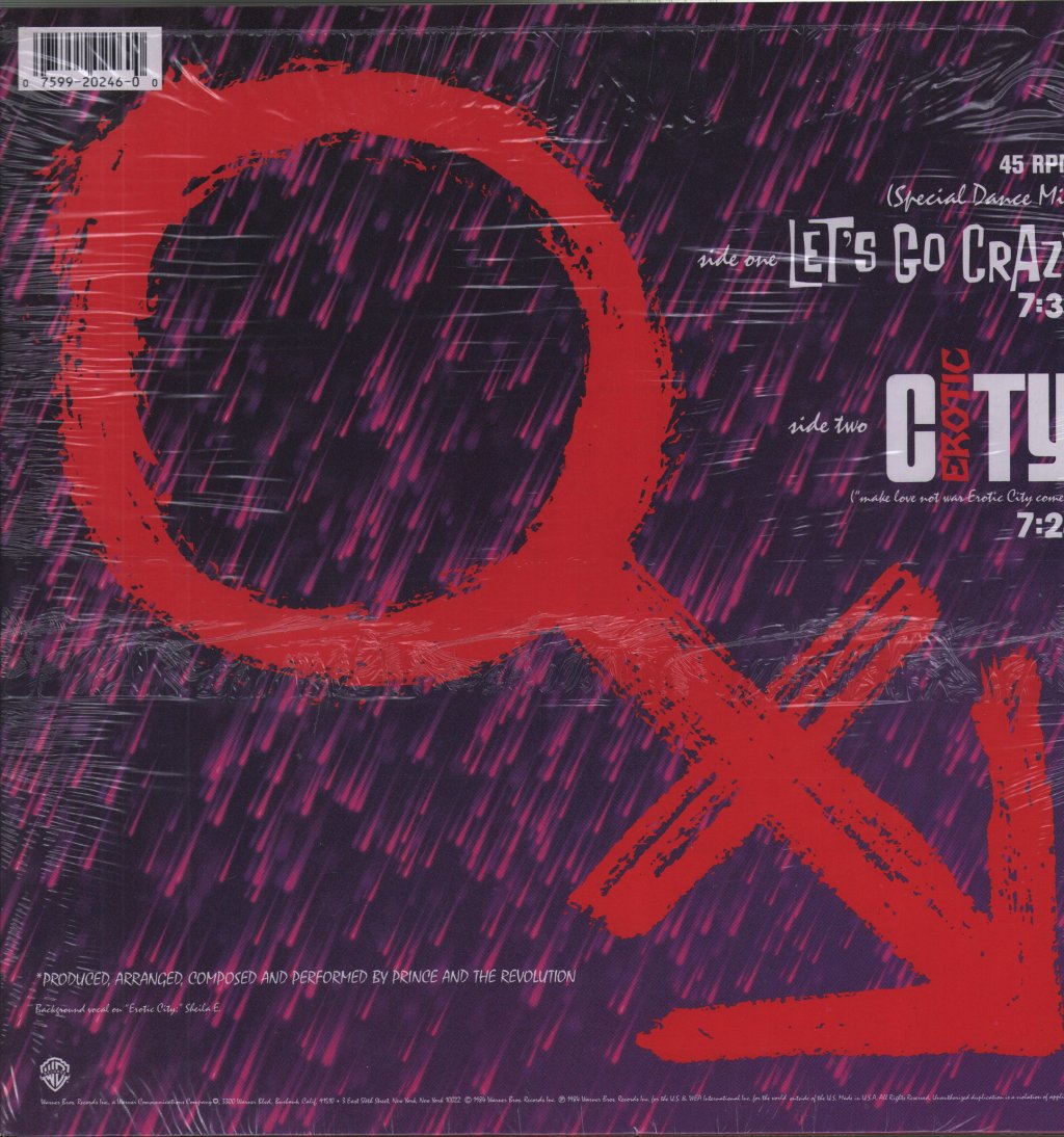 Prince And The Revolution - Let's Go Crazy - 12 Inch