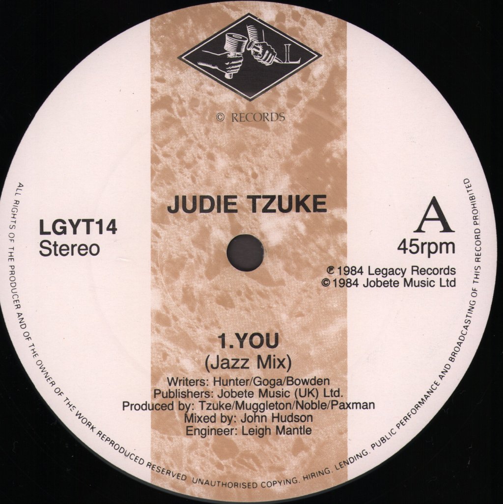 Judie Tzuke - You - 12 Inch