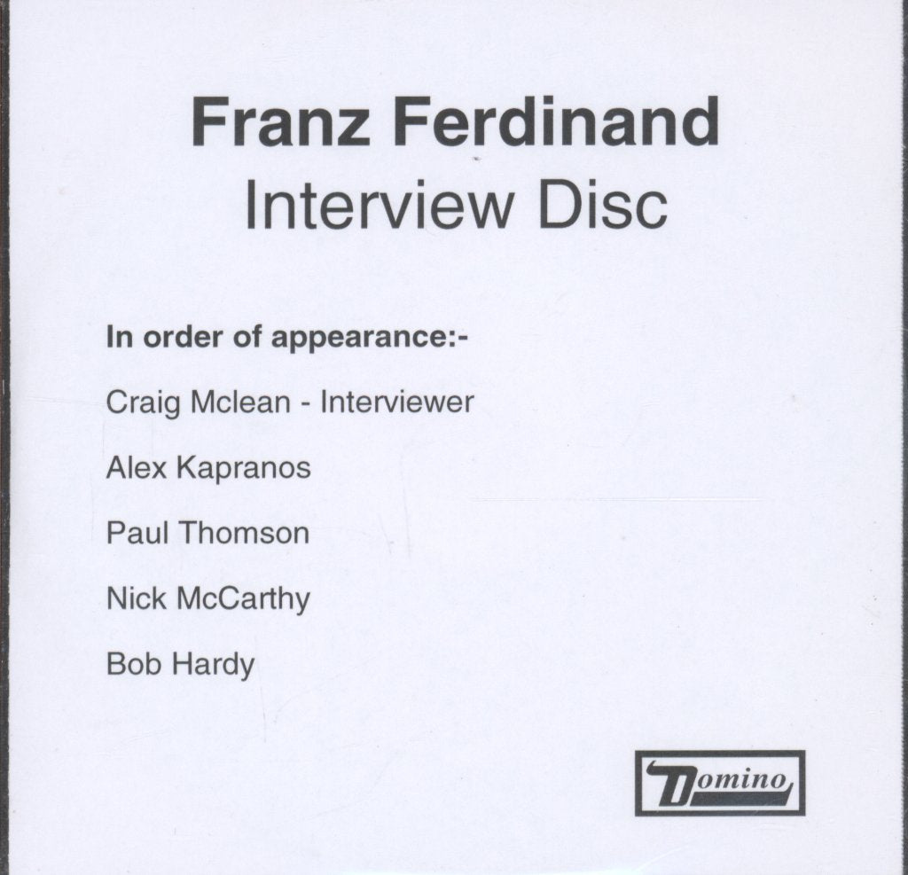Franz Ferdinand - Interview Disc - Cdr