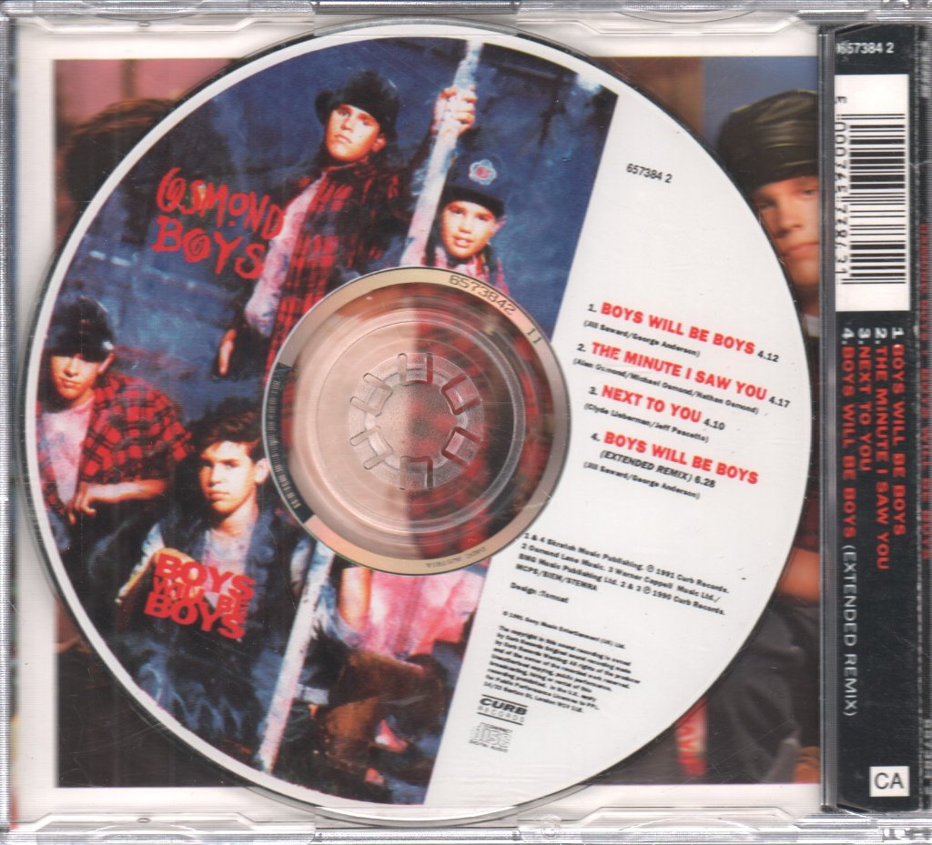 Osmond Boys - Boys Will Be Boys - Cd