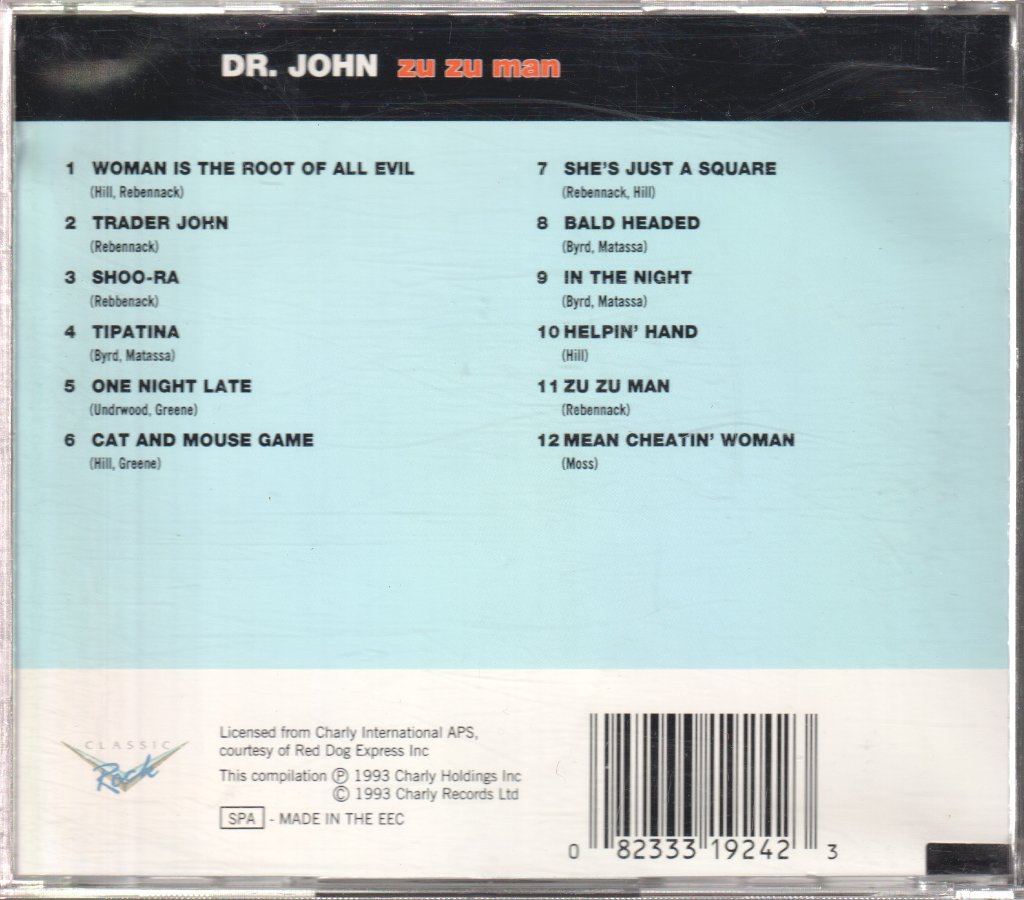 Dr. John - Zu Zu Man - Cd