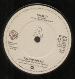 T.g.sheppard - Finally - 7 Inch