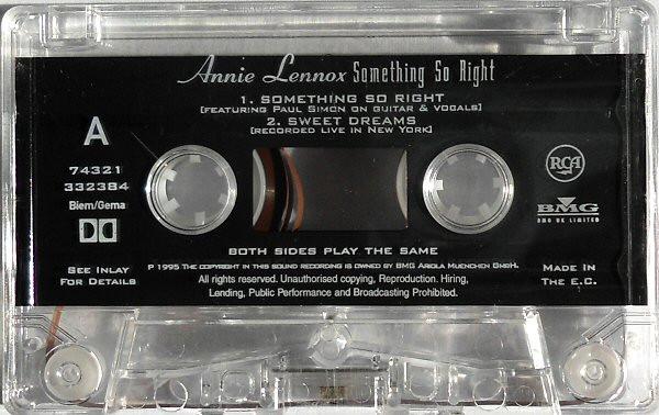 annie lennox guest vocal paul simon - Something So Right - Cassette