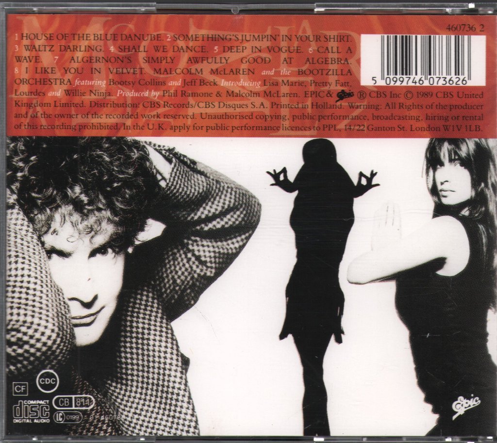 Malcolm Mclaren And The Bootzilla Orchestra - Waltz Darling - Cd