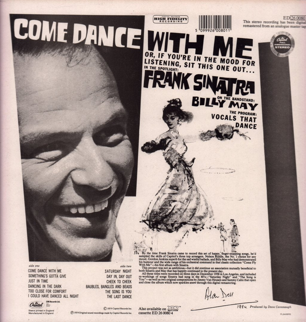 Frank Sinatra - Come Dance With Me - Lp