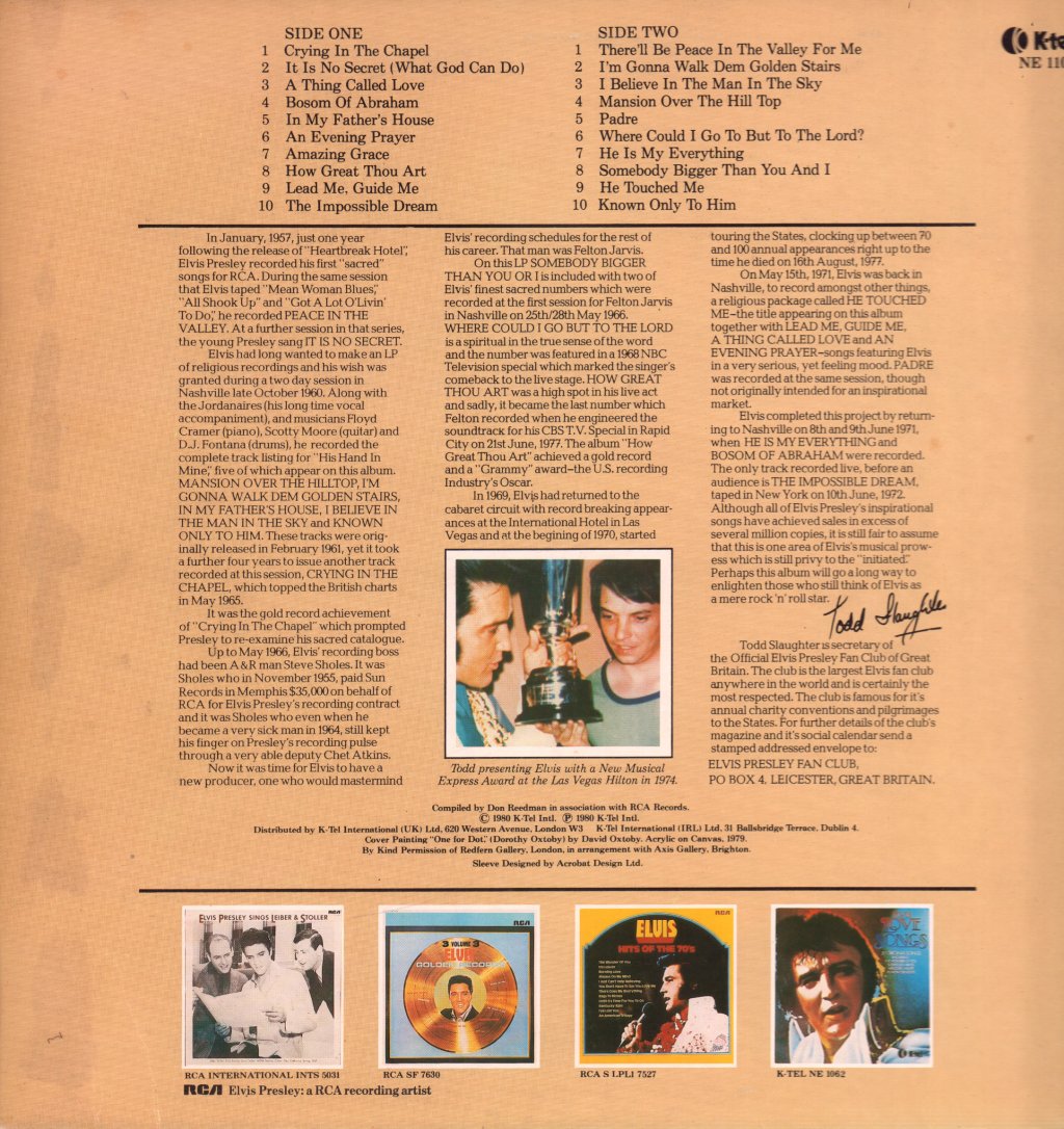 Elvis Presley - Inspirations - Lp