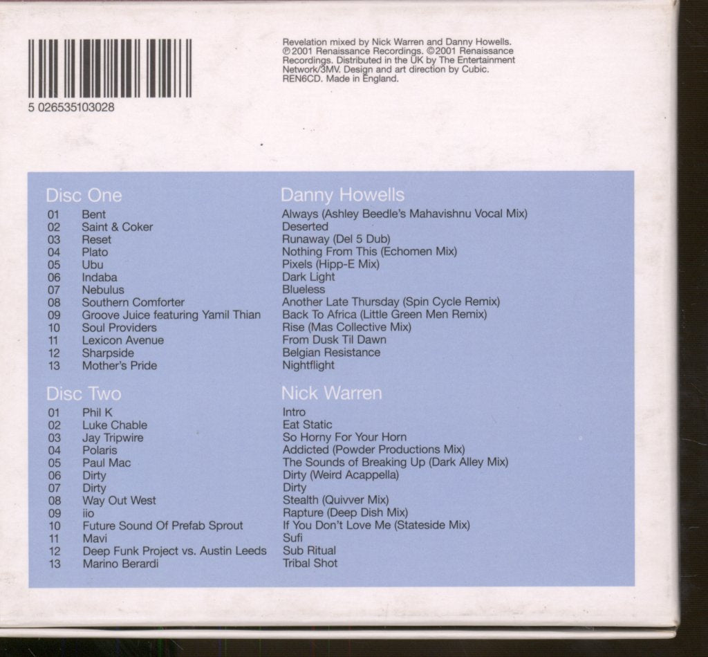 Danny Howells - Renaissance: Revelation - Cd Set