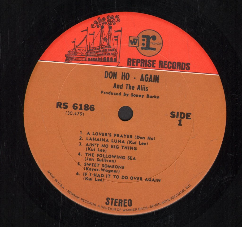 Don Ho And The Aliis - Don Ho-Again! - Lp