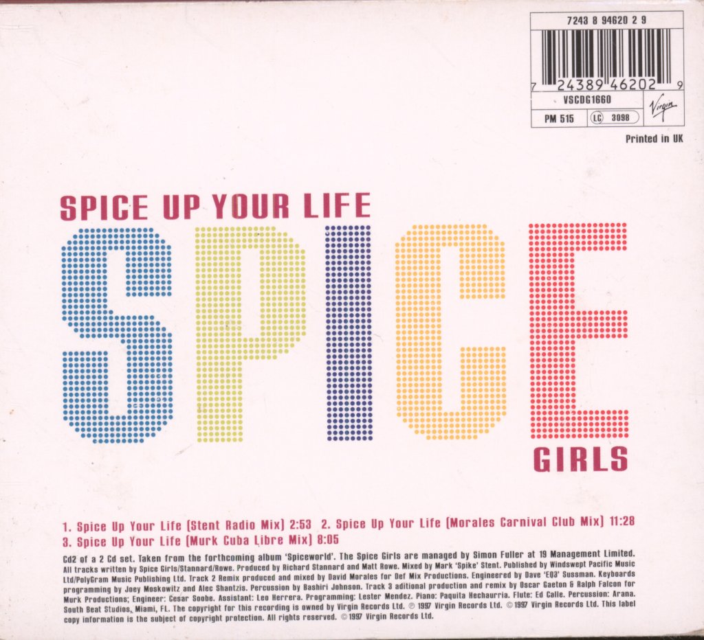 Spice Girls - Spice Up Your Life - Cd