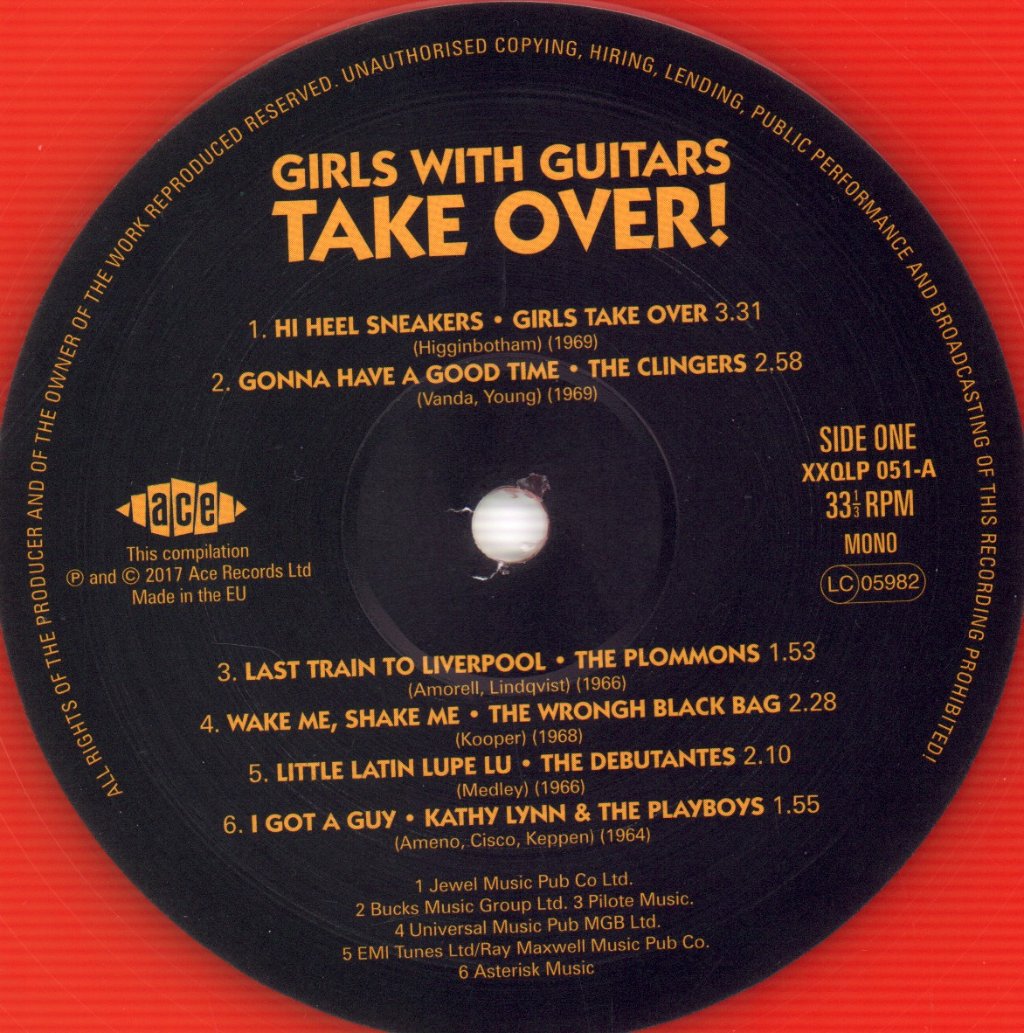 Various Artists - Girls With Guitars Take Over! - Lp
