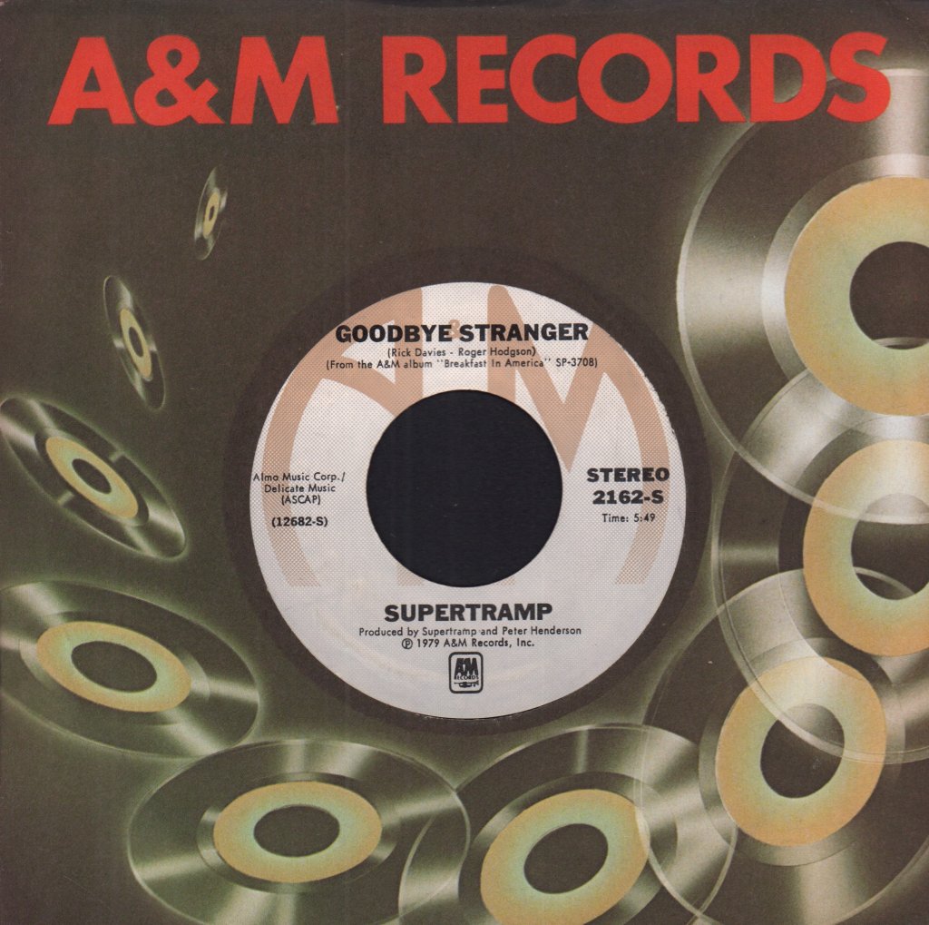 Supertramp - Goodbye Stranger - 7 Inch