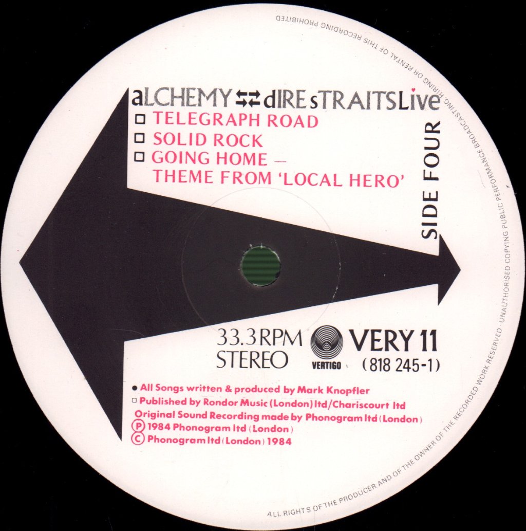 Dire Straits - Alchemy - Double Lp