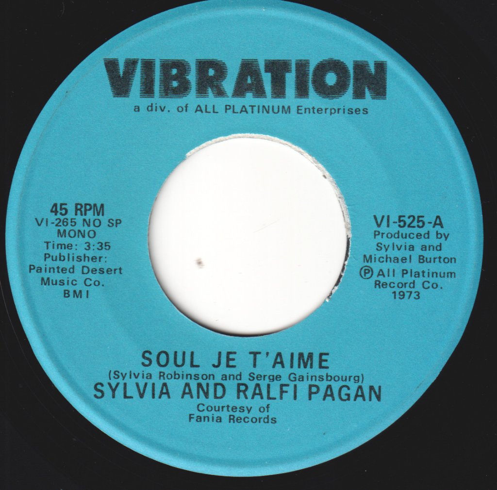 Sylvia And Ralfi Pagan - Soul Je T'aime - 7 Inch