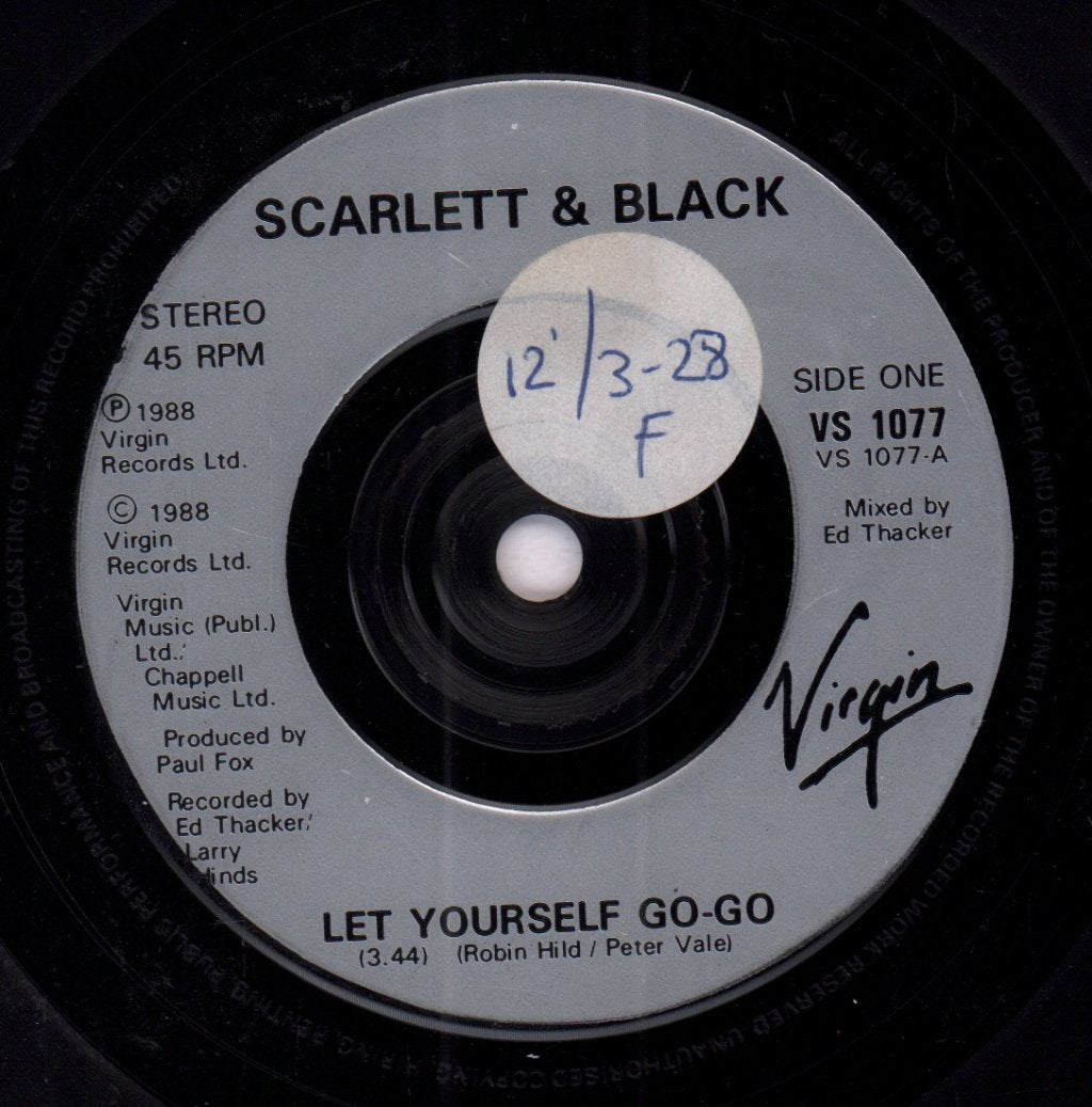 Scarlett And Black - Let Yourself Go-Go - 7 Inch