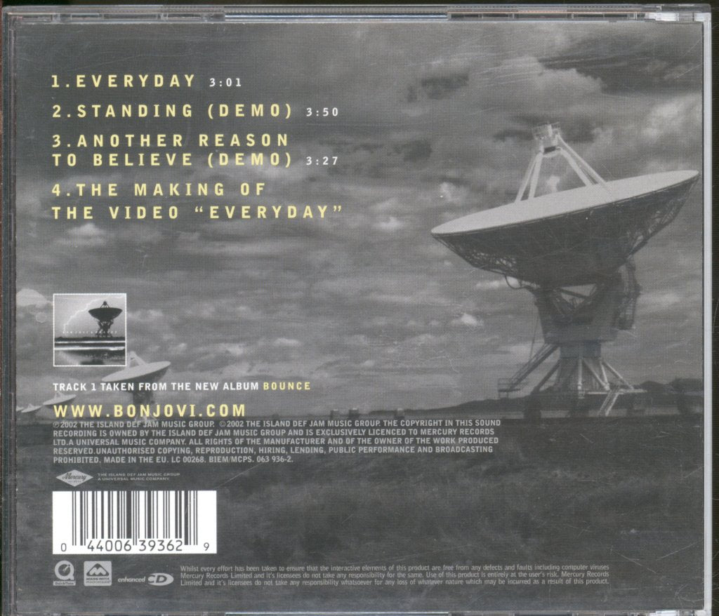 Bon Jovi - Everyday - Cd