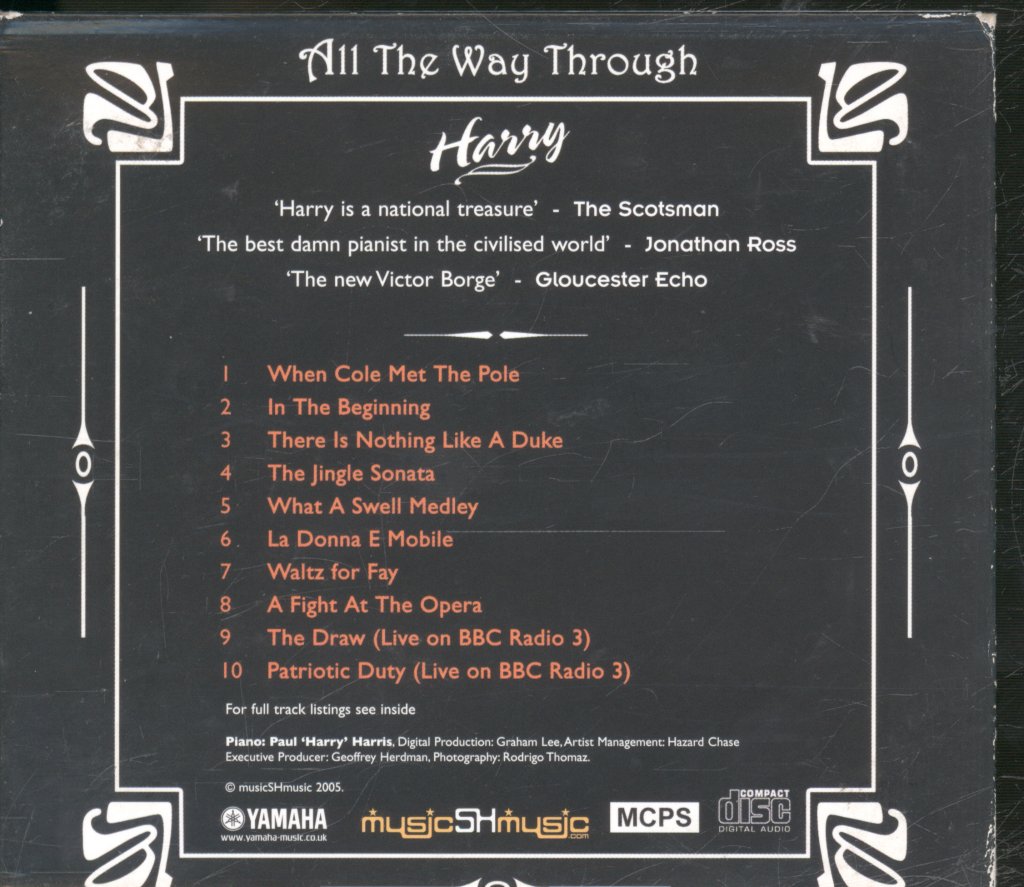 Harry (Easy Listening) - All The Way Through - Cdr