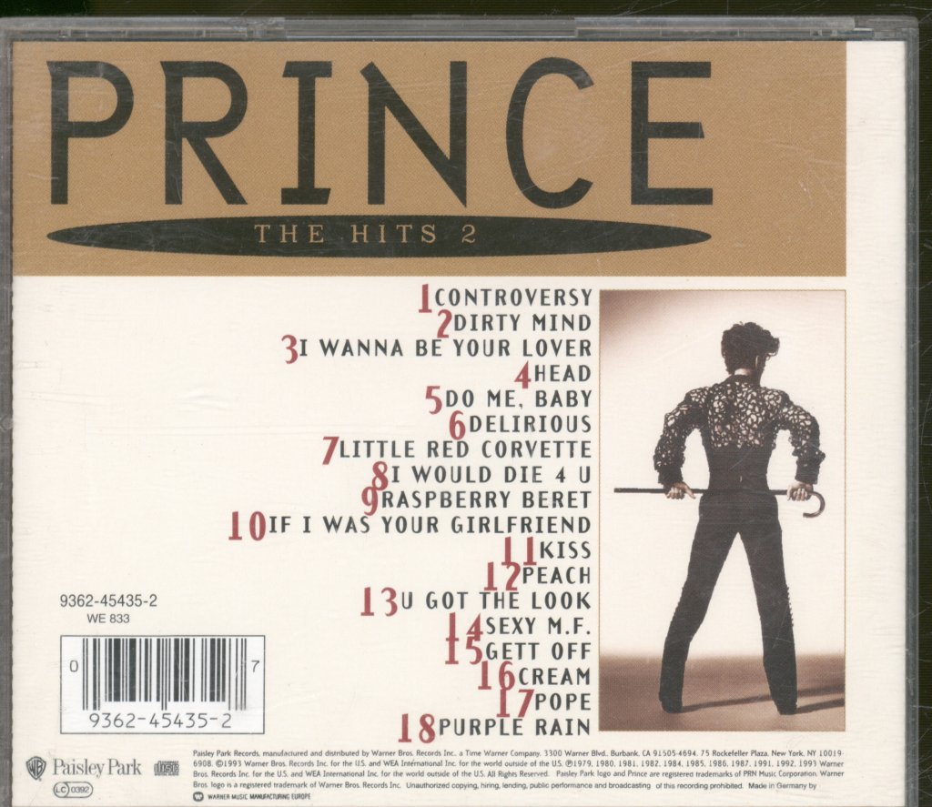 Prince - Hits 2 - Cd