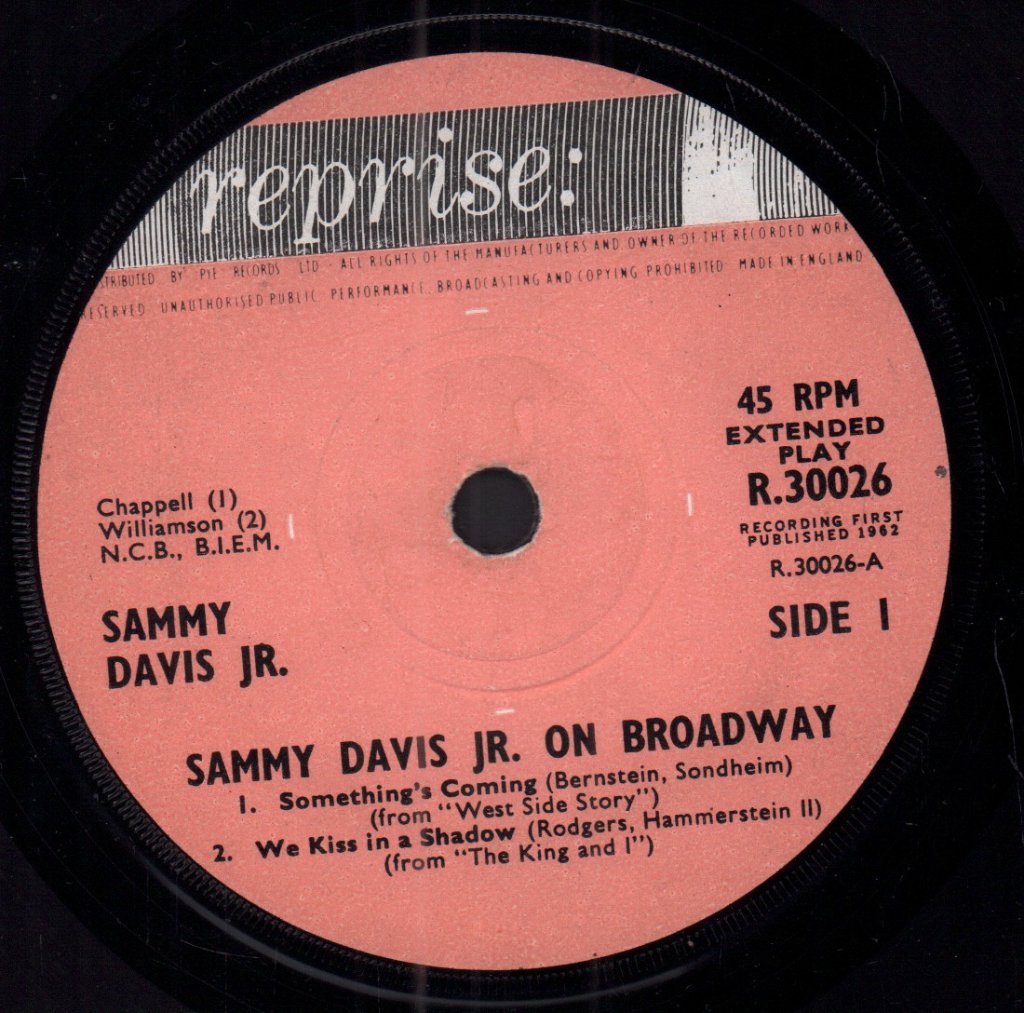 Sammy Davis Jr. - On Broadway - 7 Inch