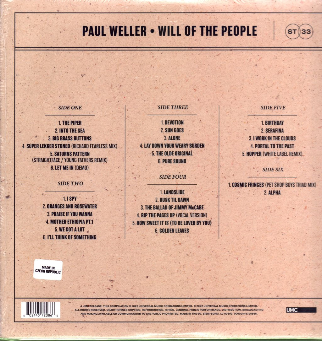 Paul Weller - Will Of The People - Triple Lp