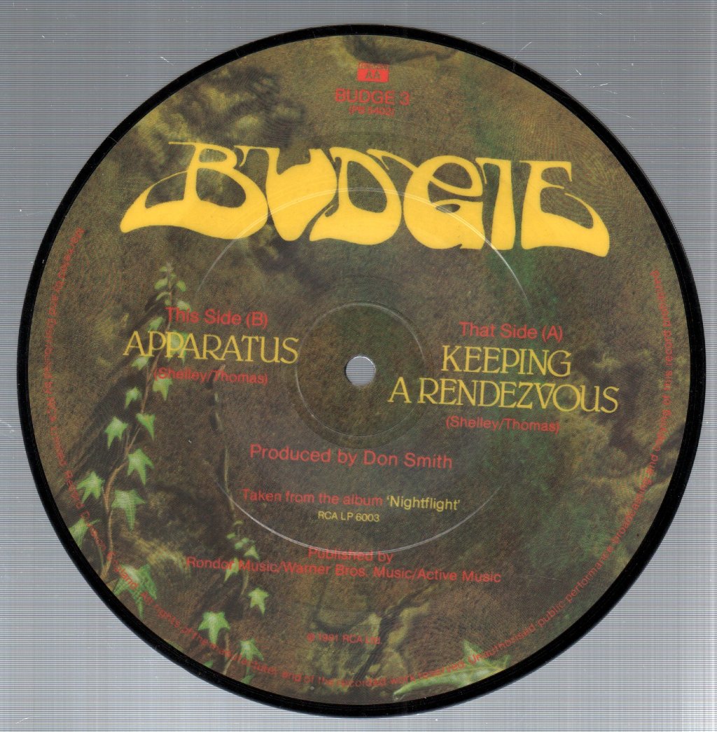 Budgie - Keeping A Rendezvous - 7 Inch