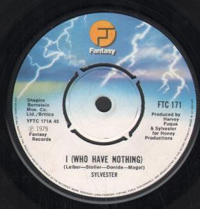 Sylvester - I Who Have Nothing - 7 Inch