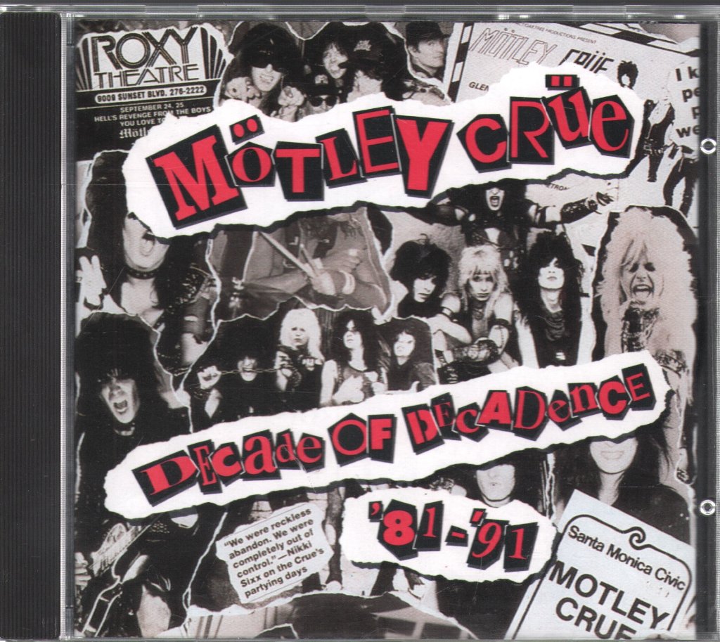 Mötley Crüe - Decade Of Decadence '81-'91 - Cd