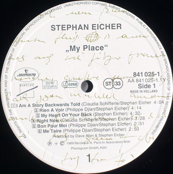 Stephan Eicher - My Place - Lp