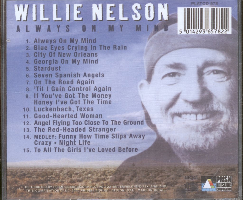 Willie Nelson - Always On My Mind - Cd