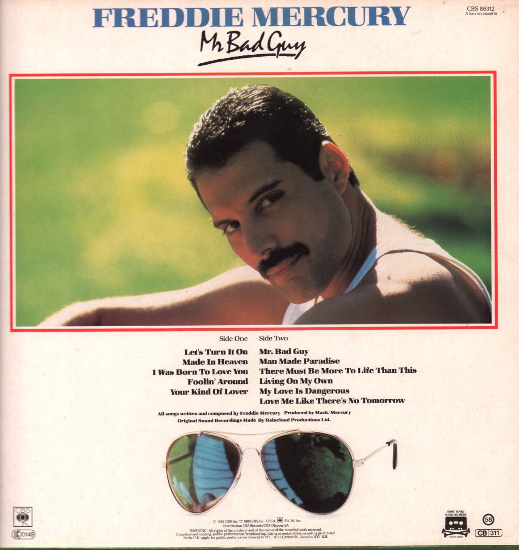 Freddie Mercury - Mr Bad Guy - Lp