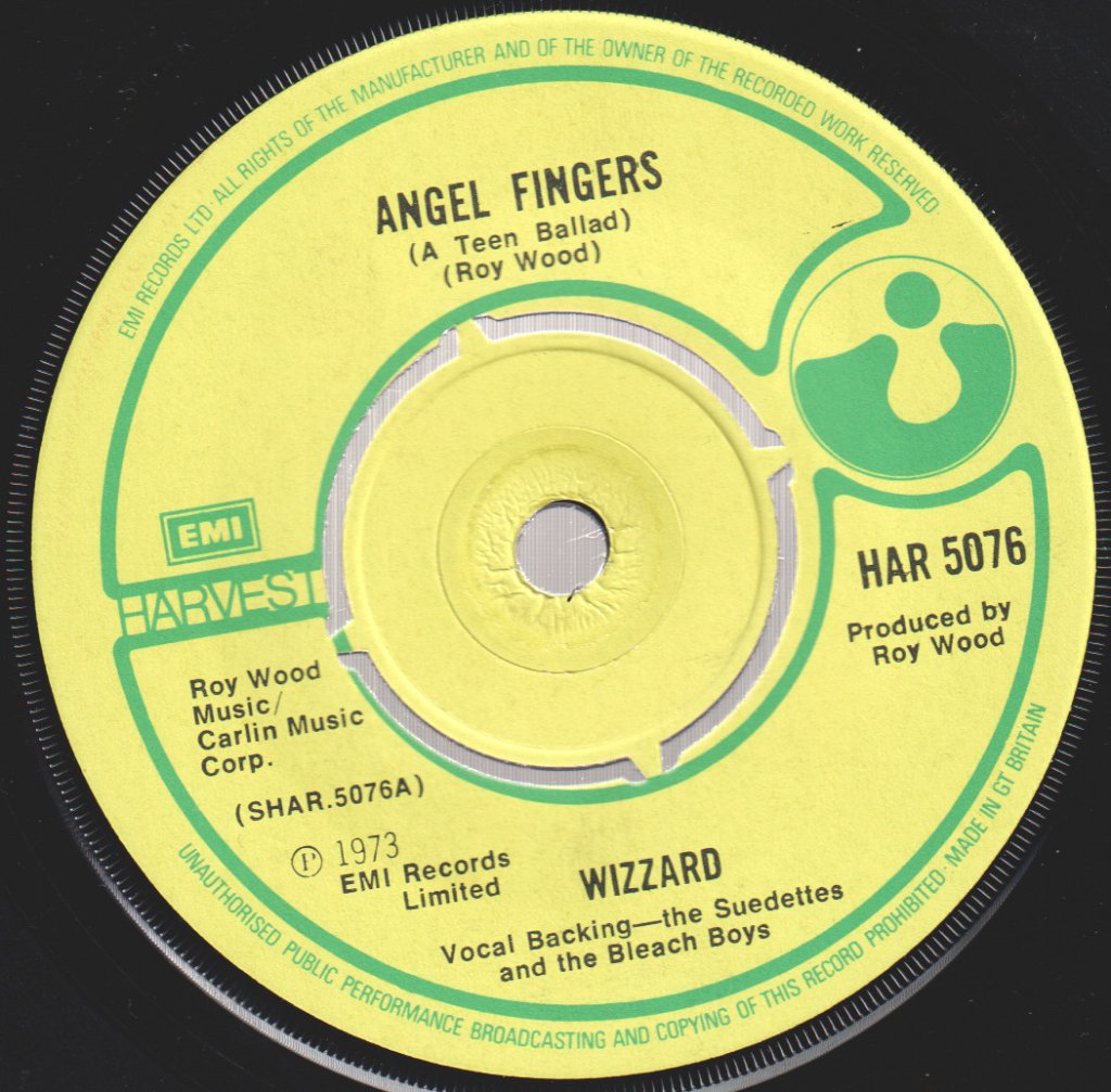 Wizzard (Roy Wood) - Angel Fingers - 7 Inch