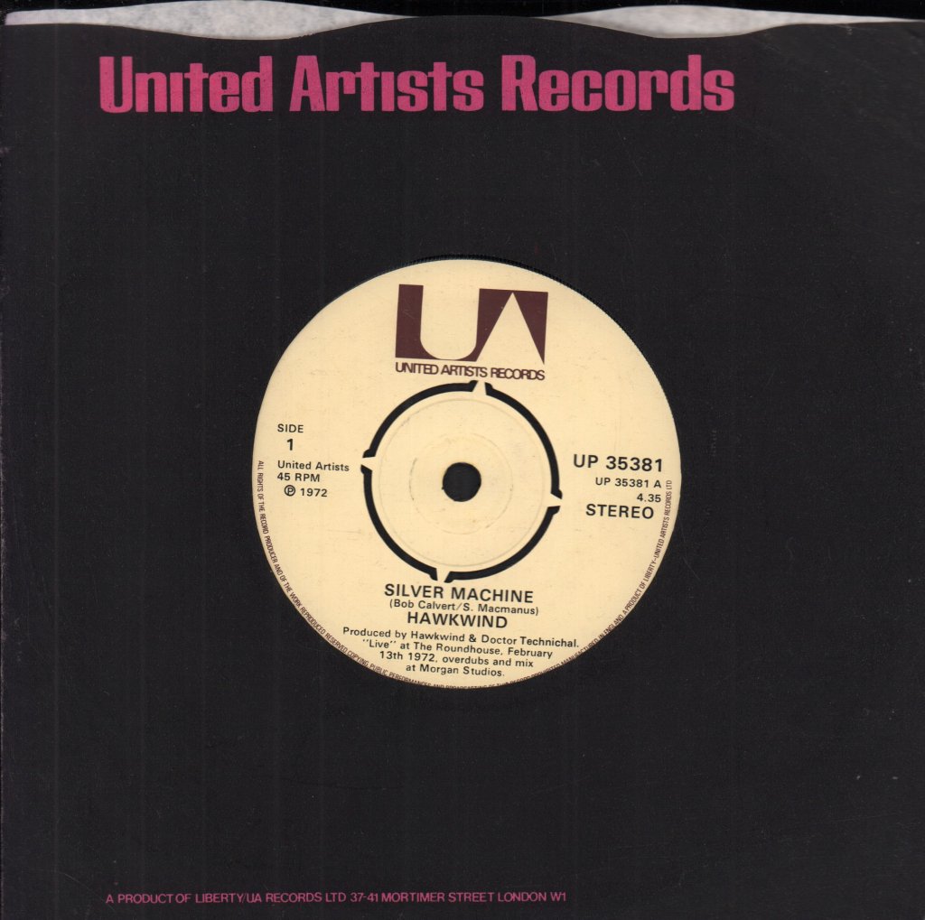 Hawkwind - Silver Machine - 7 Inch