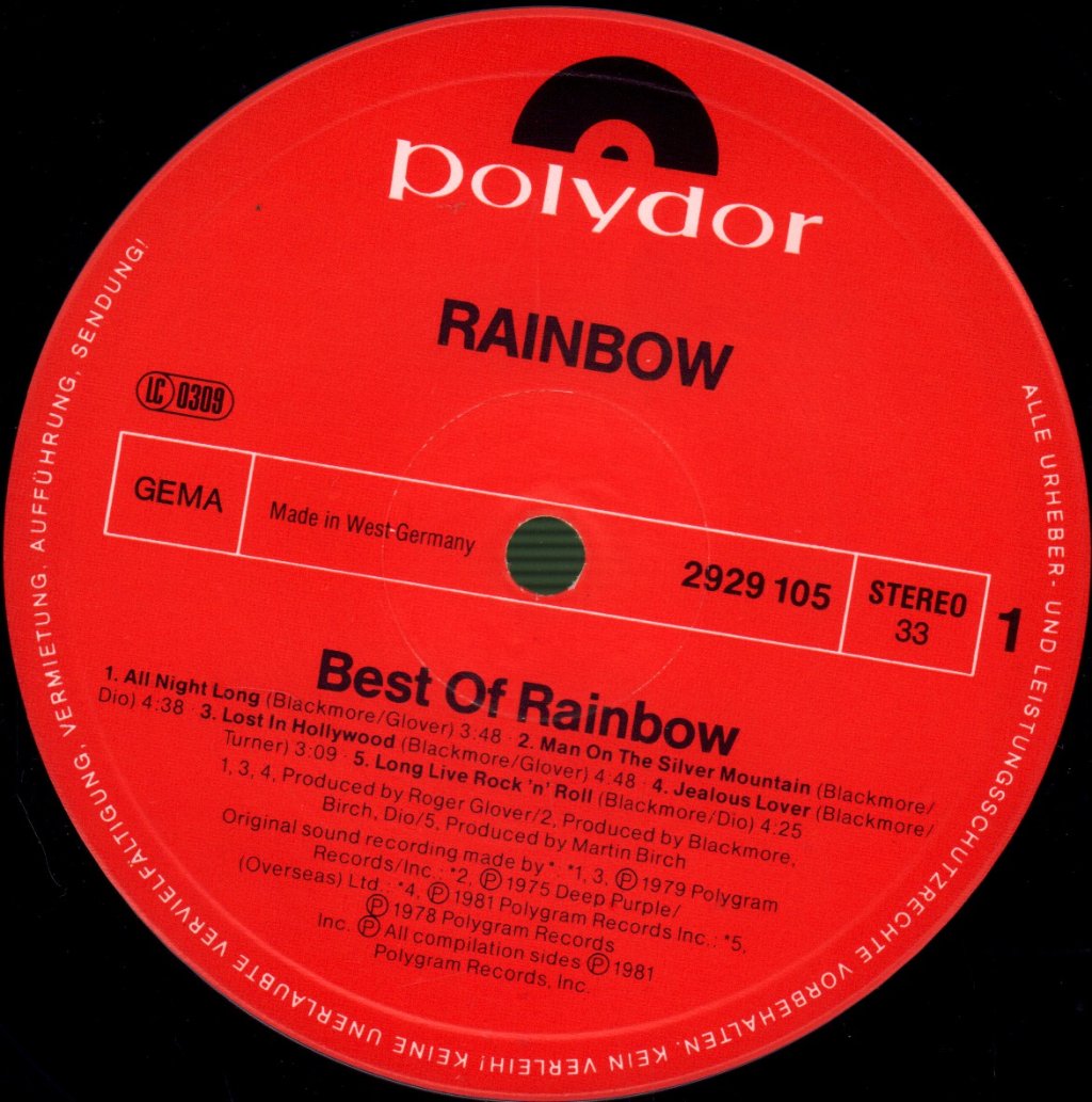 Rainbow - Best Of Rainbow - Double Lp
