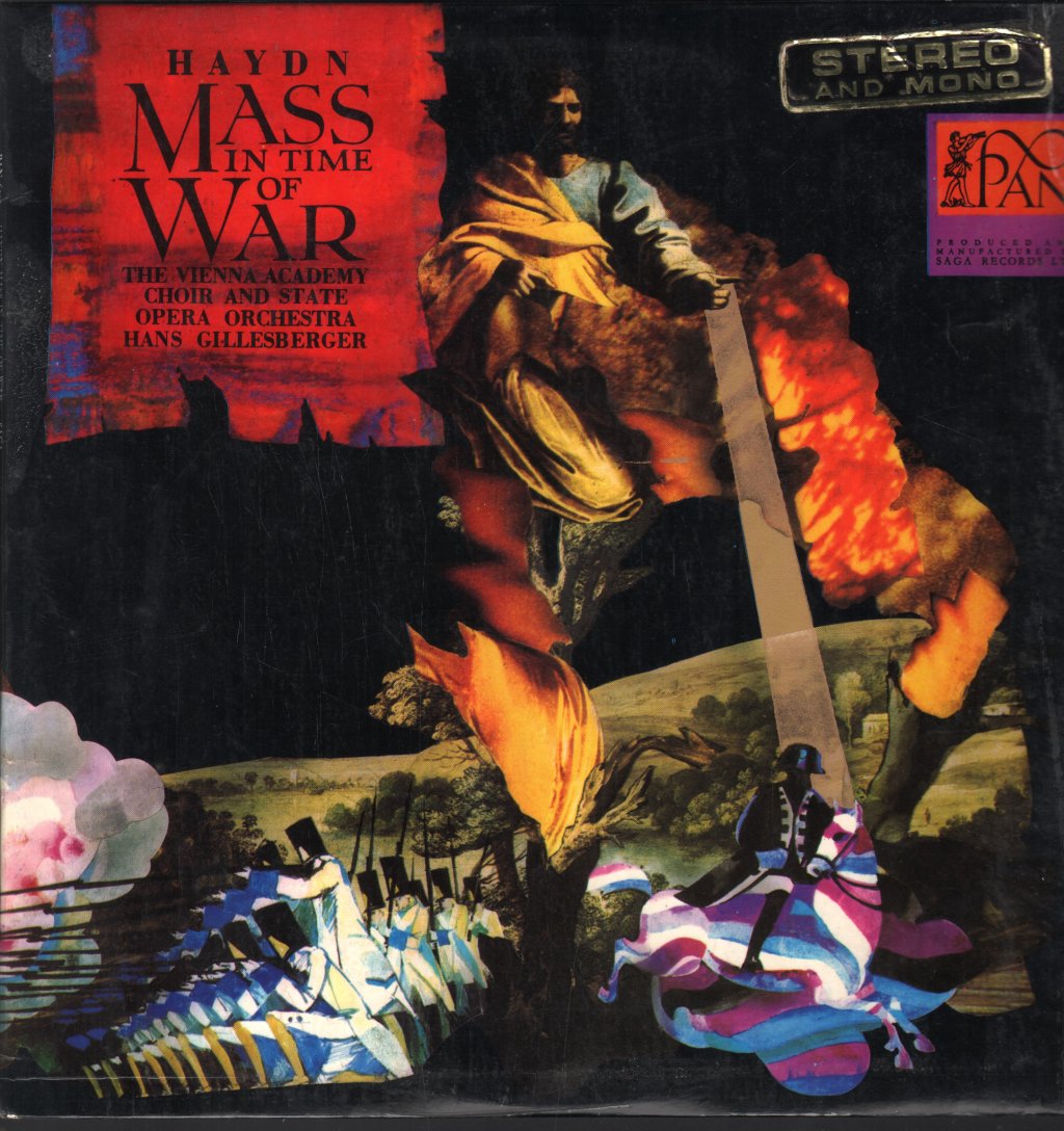Hans Gillesberger / Vienna Academy Choir / State Opera - Haydn - Mass In Time Of War - Lp