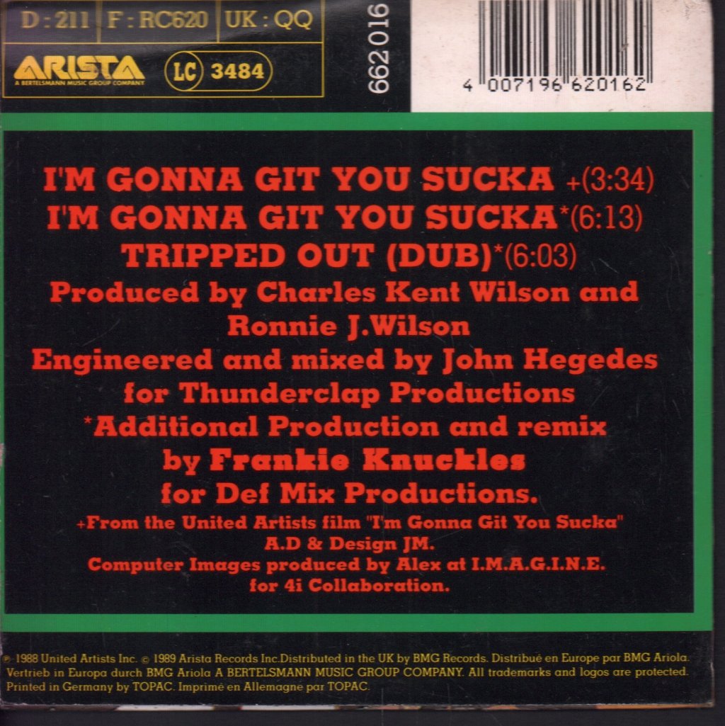 Gap Band - I'm Gonna Git You Sucka - Cd