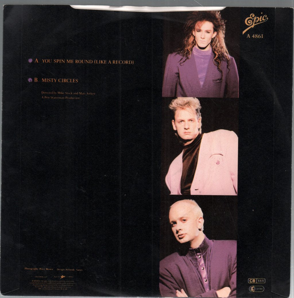 Dead Or Alive - You Spin Me Round - 7 Inch