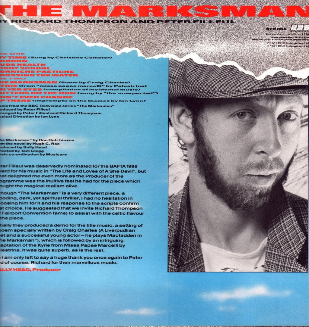 Richard Thompson And Peter Filleul - Marksman (Music From The BBC TV Series) - Lp